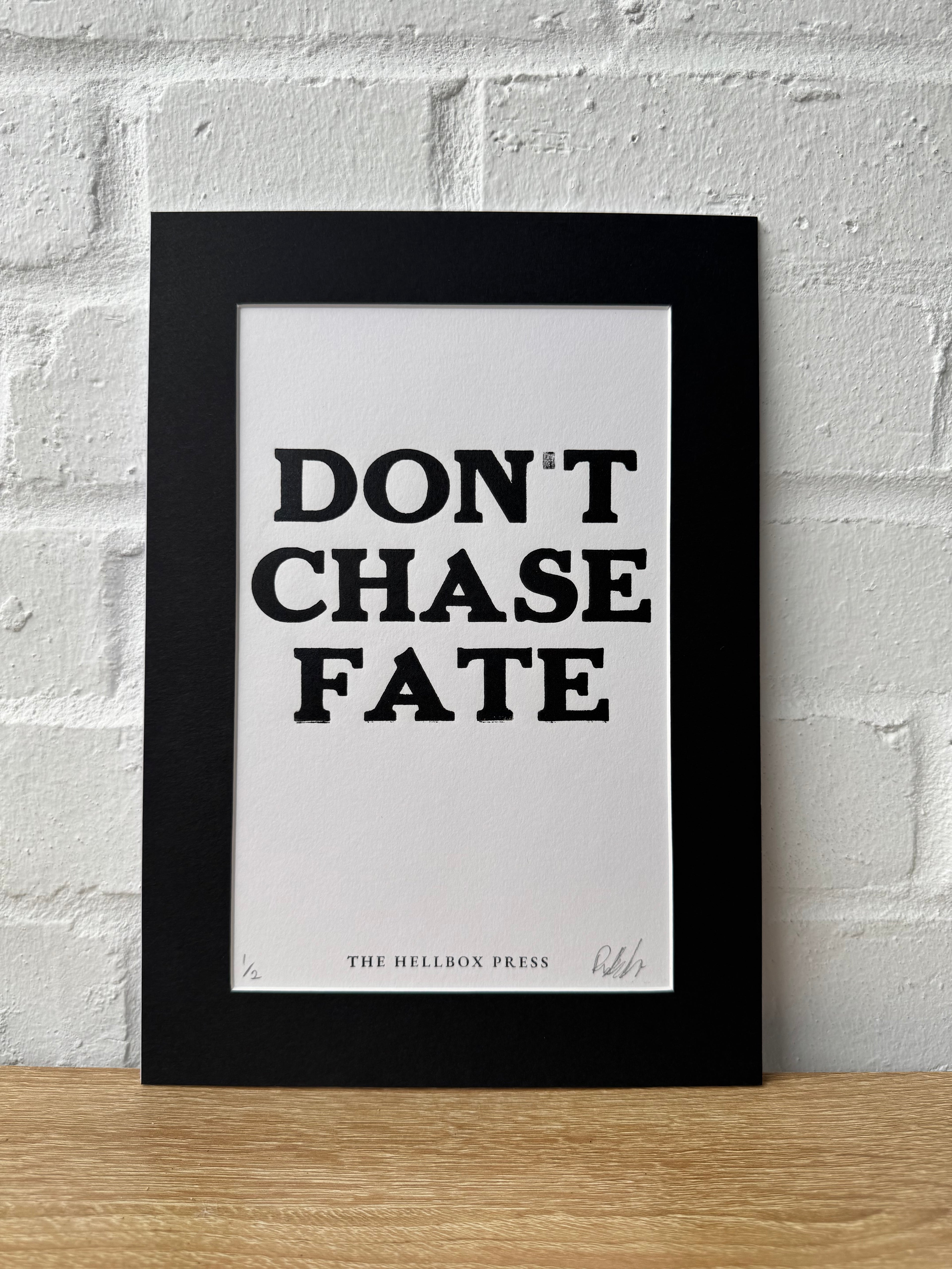 Don't Chase Fate | Tarot Collection