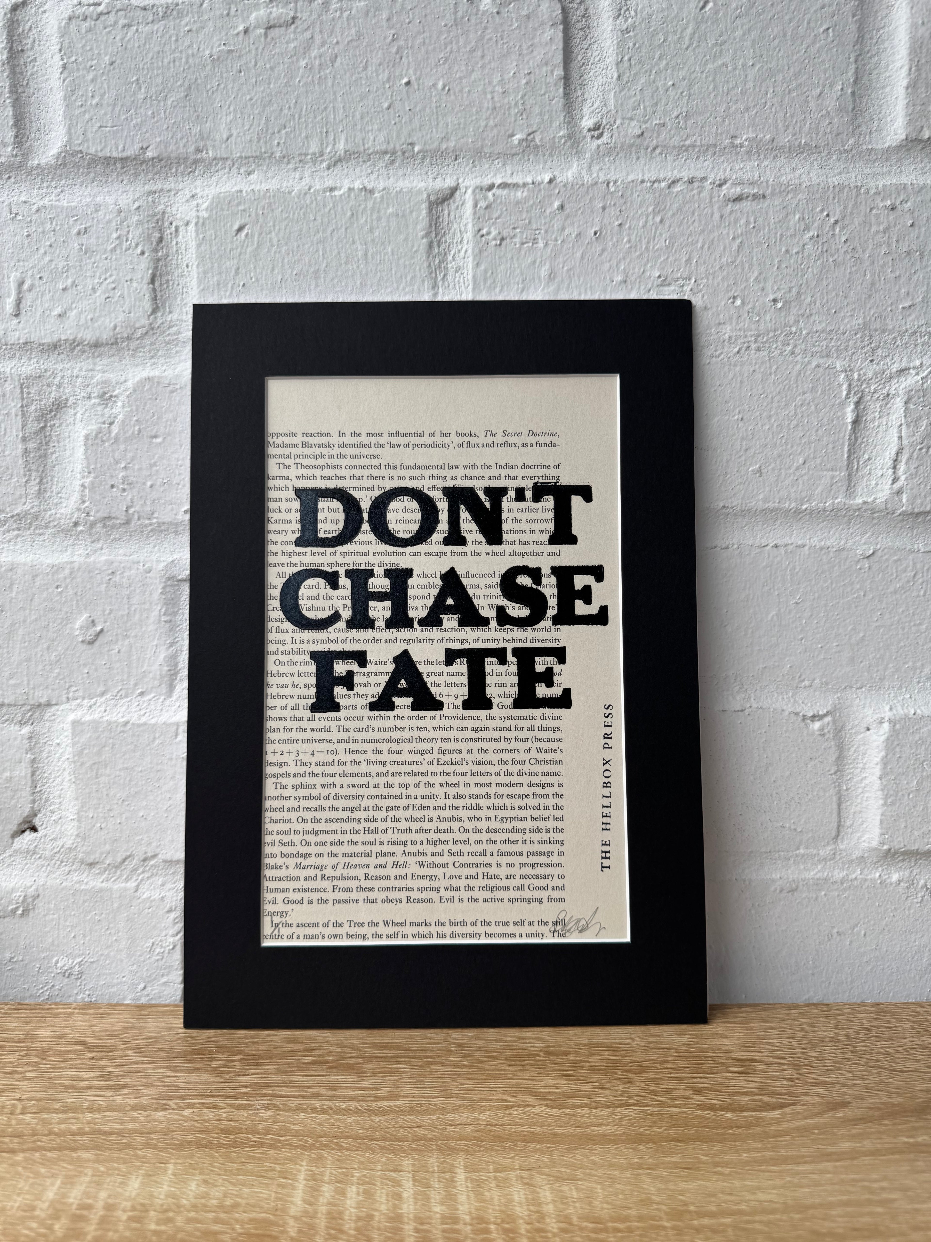Don't Chase Fate | Tarot Collection