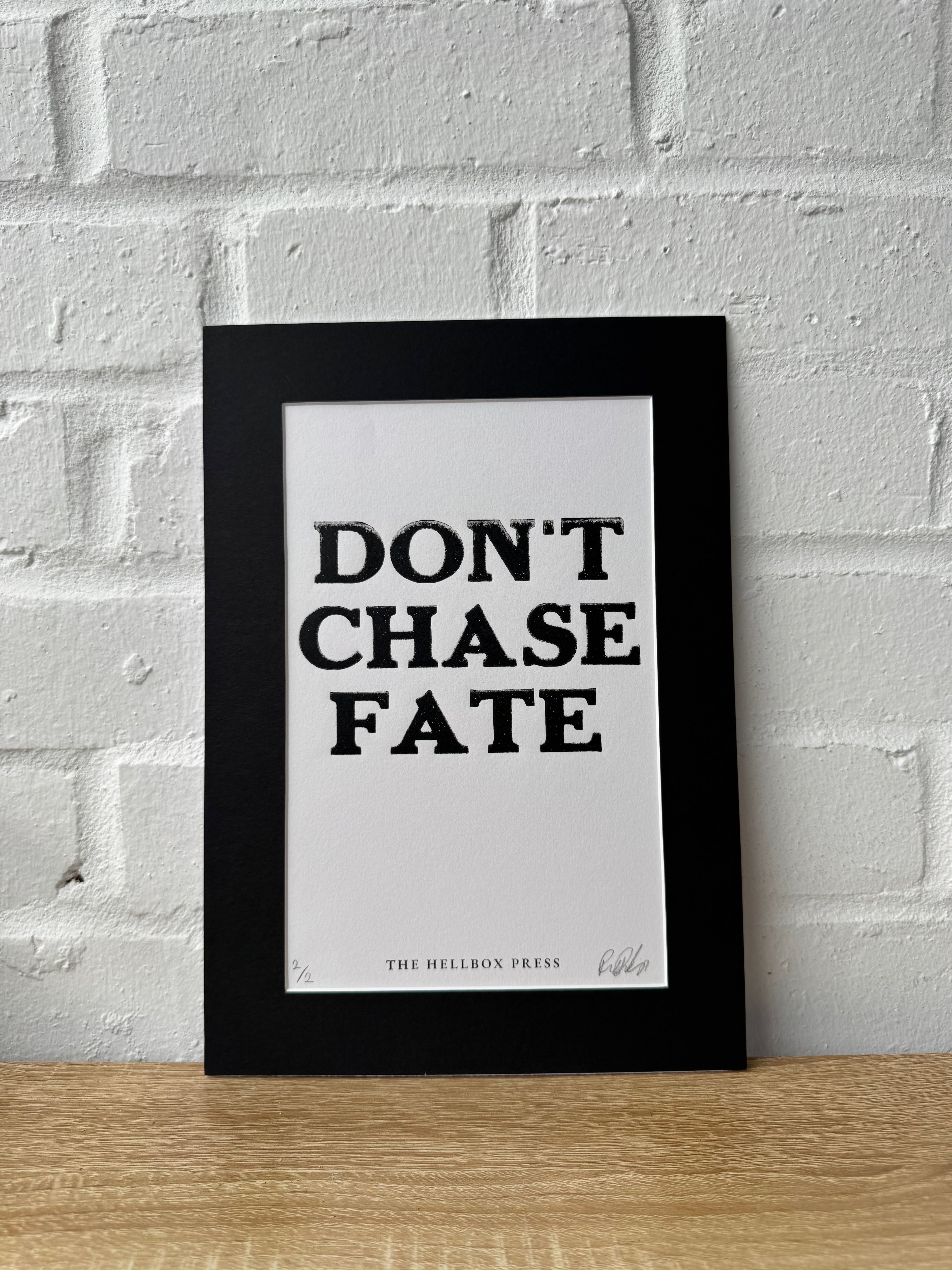 Don't Chase Fate | Tarot Collection