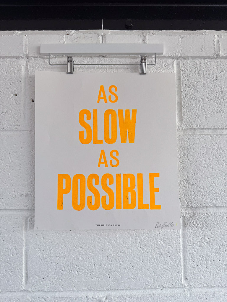 As Slow As Possible: Orange Square