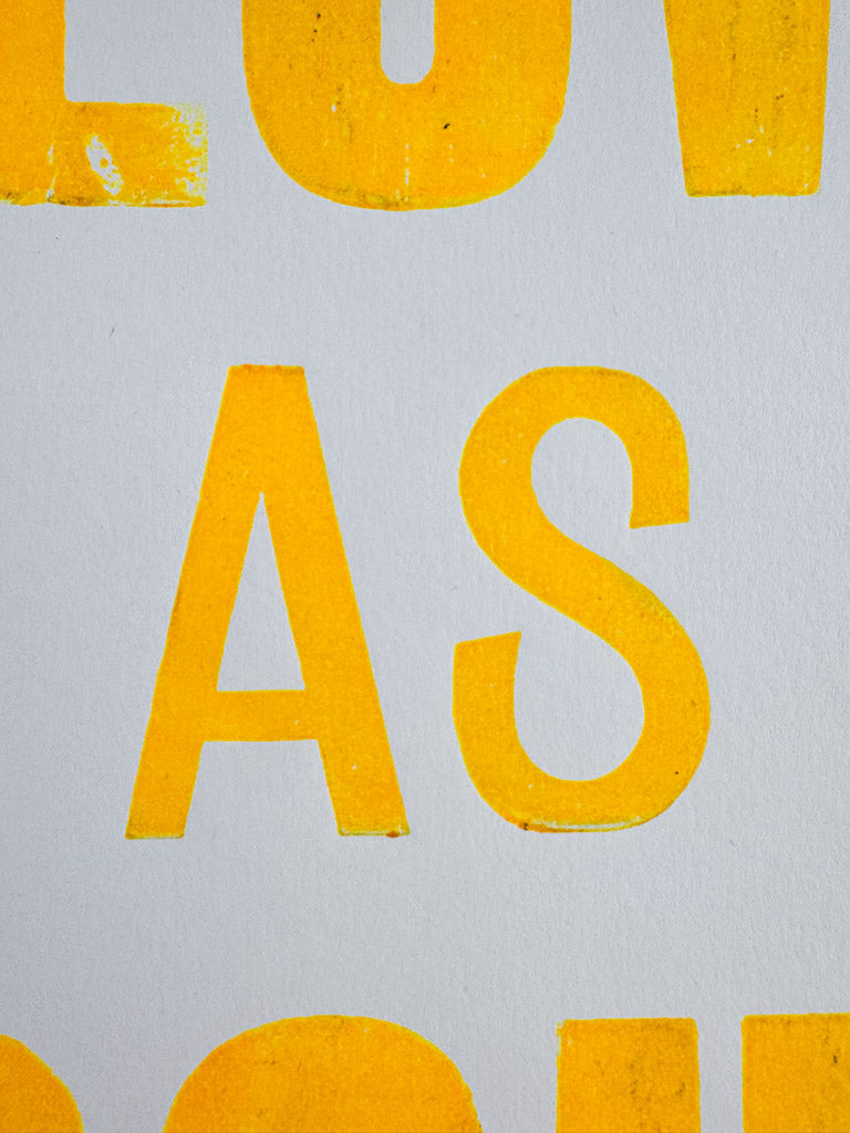 As Slow As Possible: Orange