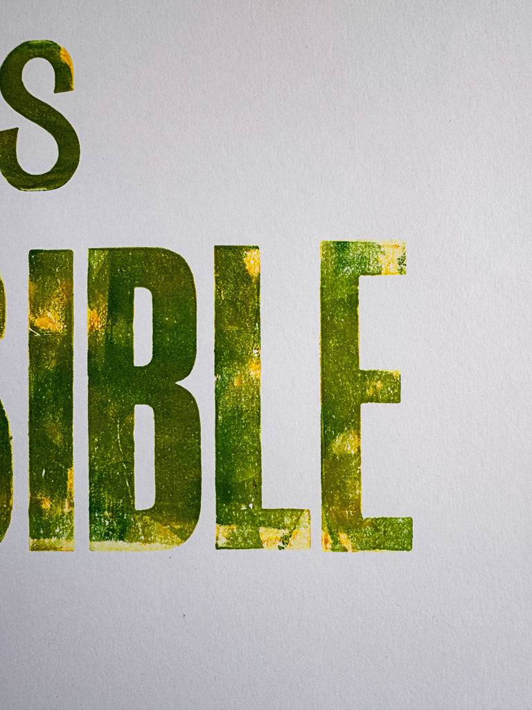 As Slow As Possible: Yellow and Green