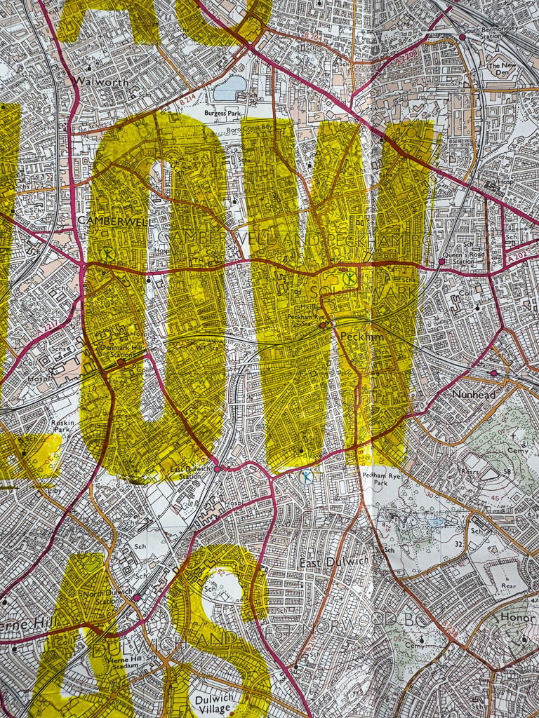 As Slow As Possible: Brixton Map