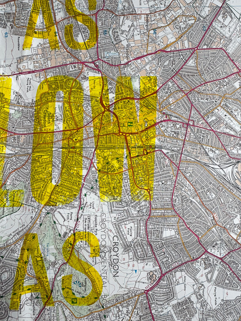 As Slow As Possible: Croydon Map